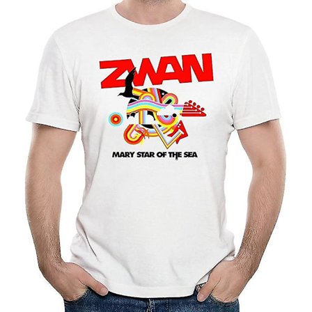 Herr Mary Star of the Sea Rock Band Zwan American T-shirt med rund hals