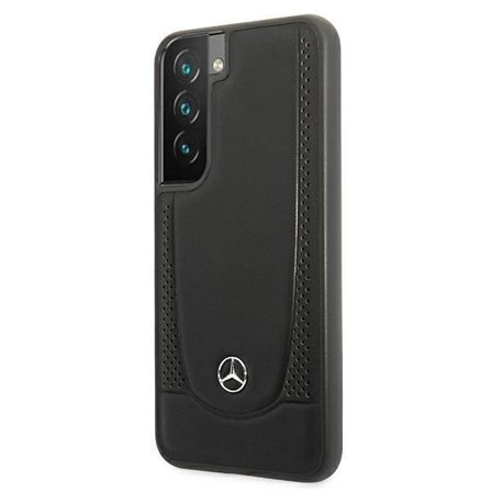Mercedes Läder Urban Line Skal Galaxy S22 Plus - Svart