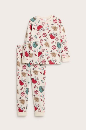 Kappahl | Julepyjamas | Lys beige