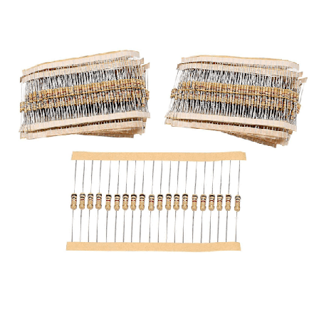 1460st 1/2W 0.5W 1R-1M Ohm Kolfilmsmotståndssats