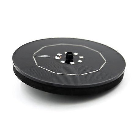 Solcellsdriven fontän Vattenfontän med batteri 16 cm