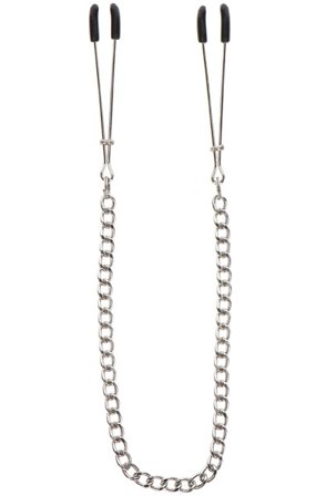 Taboom Tweezers With Chain Silver