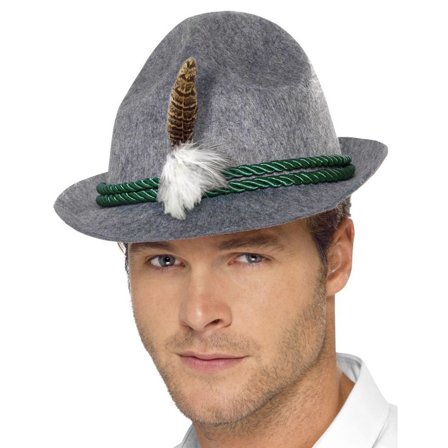 Tyrolerhat Grå & Grøn
