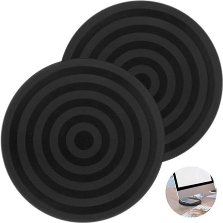 2 x 20 cm universel drejeskive 360° støtte 20 kg skridsikker stål