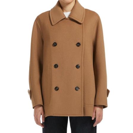 Max Mara, Double-Breasted Coats Bruin, Dames, Maat:XS