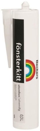 Beckers 040531 Fönsterkitt vit 0,75 l, Färg & tapeter