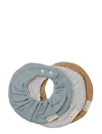 Ruffle Bib - Galaxy - 3 Pack Patterned Fabelab