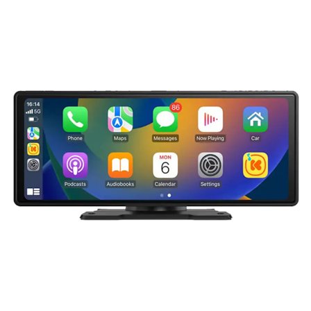 1kpl 10,26 tuuman auton peilinäyttö Carplay Android Auto langaton yhteys multimedia videotoistin GPS-navigointi kojelauta