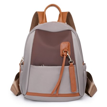 Fashion personlig krockfärg dam axelväska-grå