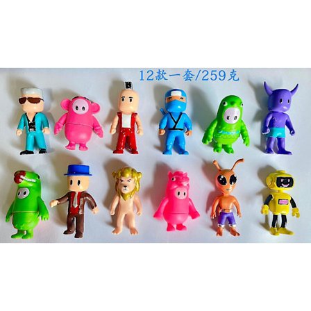 Stumble Guys Figurleksak Stumble Guys Figura Anime Actionfigurer Leksaksset För Pojkar Pvc Modell Samlingsleksaker Barn