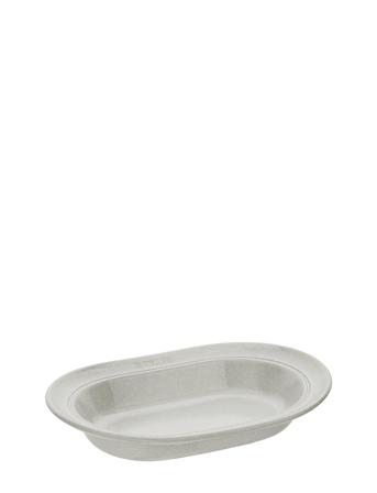 Lautas 25 Cm, Valkoinen Tryffeli Home Tableware Plates Dinner Plates Harmaa STAUB
