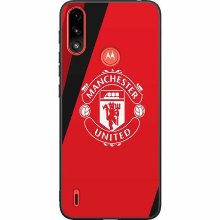 Motorola Moto E7i Power Svart Skal Manchester United Fc