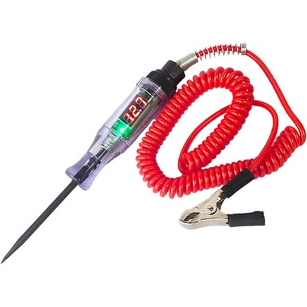 1 stk. bil digital pen, 6V-12V-24V DC bilkredsløbspen, bil tr