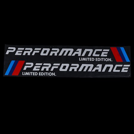 2kpl Car-Styling Stickers Edition sivuoven heijastava