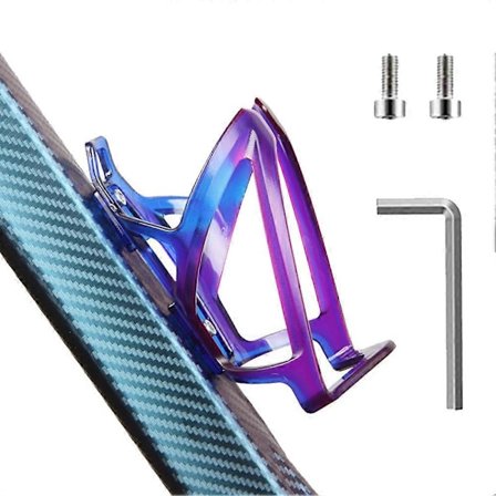 Sininen+Violetti Polkupyörän liukuvärinen juomapulloteline