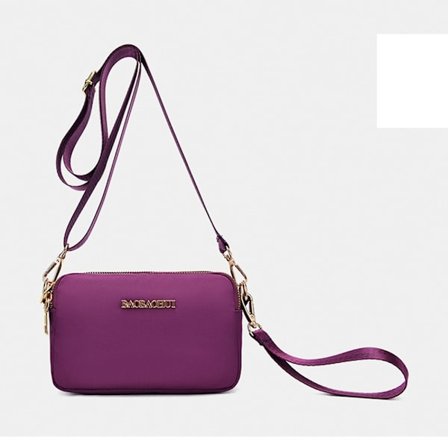 Lilla trelags skuldertaske med stor kapacitet, lille pung, mobiltelefon taske