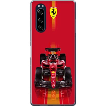 Yhteensopiva Puhelinkuori Sony Sony Xperia 5 Ferrari Formula 1 -auto ikonisessa punaisessa muotoilussa urheilullisella tarkkuudella