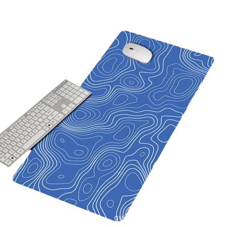 Hiirimatto 900x400*2mm erittäin suuri pelihiirimatto liukumaton työpöydän taustakuva parantaa tarkkuutta (sininen/harmaa/pinkki)