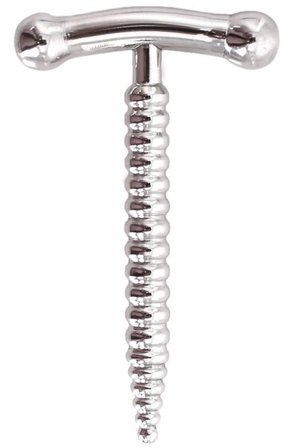 Steel Penisstab mit Schraubenantrieb