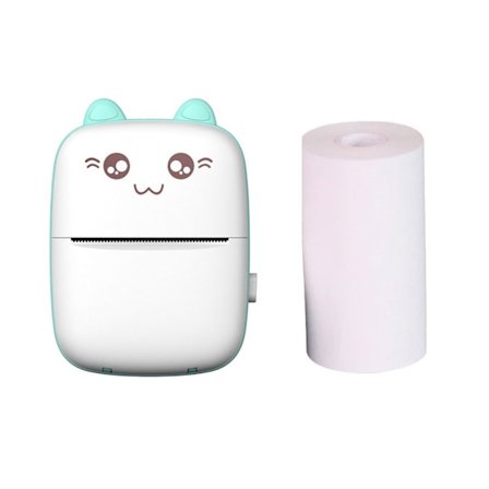 Pocket Printer Bärbar thermal Papper Papper