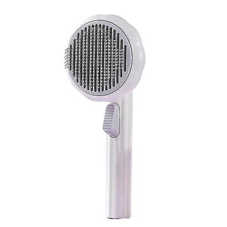 Husdjursborste Hund Katt Borstar Hårborttagning Grooming Självrengörande Slicker Kam