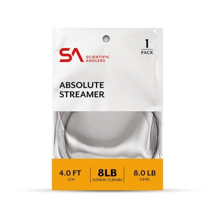 SA Absolute Streamer Leader 4' 8 lb (0,20 mm)