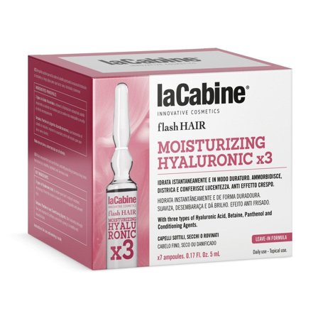 LaCabine Moisturizing Hyaluronic x3 Anti-Crespo Capelli 7 Fiale