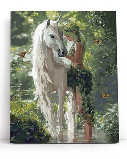 Painting by numbers Mystic Alliance - Varvikas