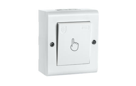 SG Bryter påvegg Hvit IP55 Impuls