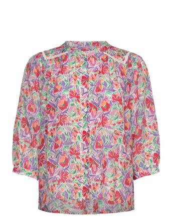 Chemise Amedee Bluse Langermet Rød Ba&sh*Betinget Tilbud
