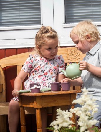 Dantoy Gg Tea Set In Box 16 Pcs - Multi/patterned - ONE SIZE