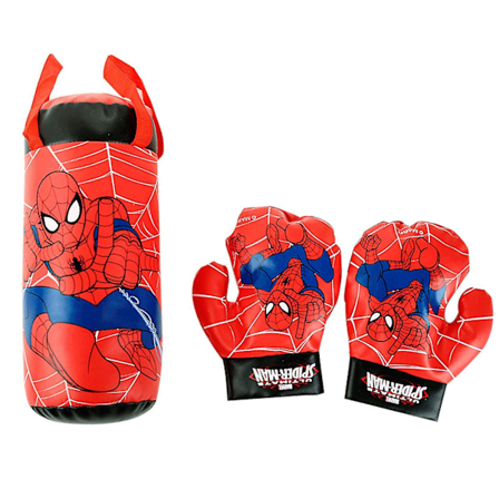Boksning Handsker til Børn med Boksepose Spiderman Toys Superhelt Spider Man Handsker til Drenge, Piger, 100% Nye