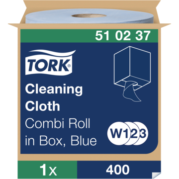 RENGJ.KLUT RULL PÅ BOKS BLÅ