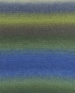 Garn Mille Colori Grøn-blå - Lang Yarns