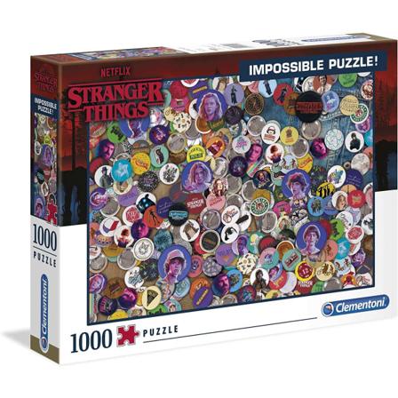 1000 Pcs. Impossible Puzzle Clementoni Stranger Things Pussel Multifärg