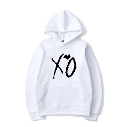 The Weeknd trykte hettegensere Xo Mote Print Hettegenser Herrer Kvinner Harajuku Hip Hop Genser Hoodie Topper .i