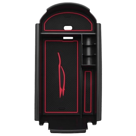 Tillbehör Plast Interiör Armstöd Förvaringslåda Organizer Case Container Fack för C- 2016 2017 20