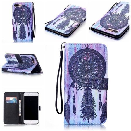 Plånboksfodral Apple iPhone 8 Plus - Drömfångare Lila