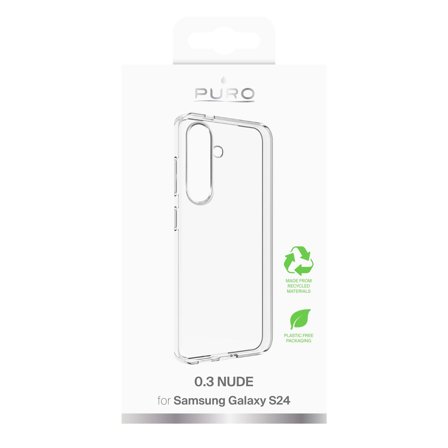 PURO Samsung Galaxy S24, 0.3 NUDE cover, transparent