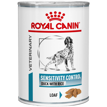 Royal Canin Veterinary Diets Dog - Derma Sensitivity Control Duck Can våtfôr for hunder 12 x 410 g - Hund - Hundefôr & hundemat - Veterinærfôr for 