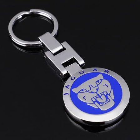 1 kpl Logon avaimenperä Jaguar avaimenperä, sininen