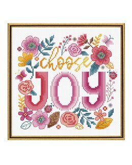 Broderikit Billede Vælg glæde - LetiStitch