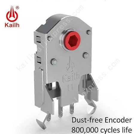 Kailh 7/8/9/10/11/12mm Roterende Muse Scroll Hjul Encoder 1.74 mm hul 20-40g kraft til PC Mus alps encoder 800.000 livscyklusser