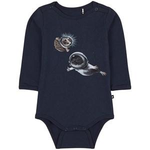 Molo Kawaii Cosmos Foss Baby Body 62 cm - All in ones - 62 cm - Navy - Junge