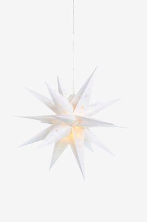 Markslöjd - Stjerne Ute&Inne 3D Vectra 60 - Hvit - Adventsstjerner - Fra Homeroom