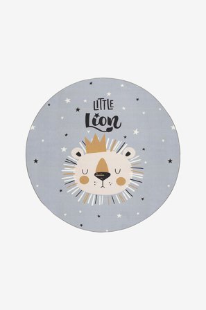 KM Home - Børnetæppe Play - Grå - Børnegulvtæpper - 120 - Fra Homeroom