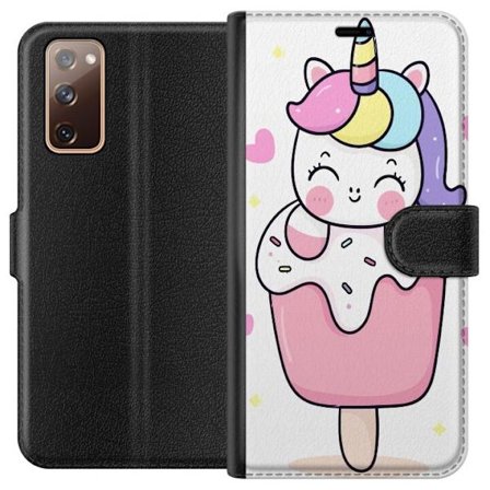 Plånboksfodral till Samsung Galaxy S20 FE med Glad enhörning