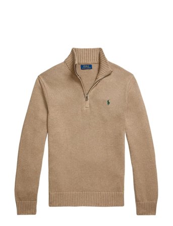 Polo Ralph Lauren | Cotton Quarter-Zip Sweater | XS