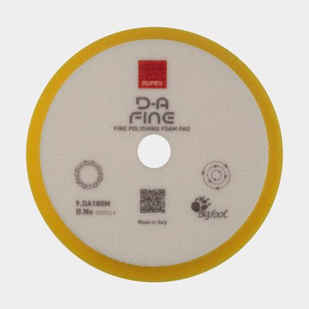 Tampone lucidante RUPES BigFoot D-A Fine, Ø180 mm, media durezza, adatto per platorello Ø150 mm