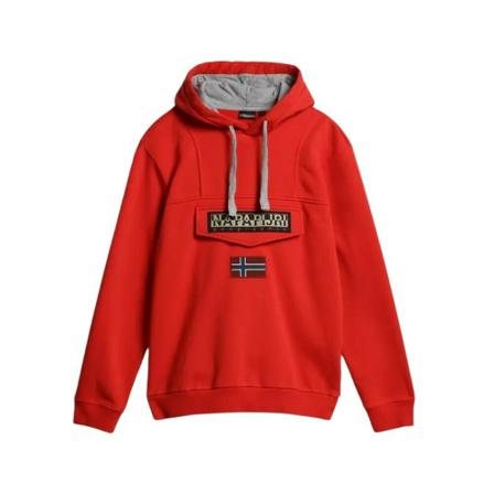 Napapijri, Hoodies Rood, Heren, Maat:S